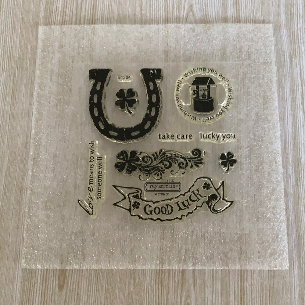 Close to my heart stamps B1364 “Take Luck”